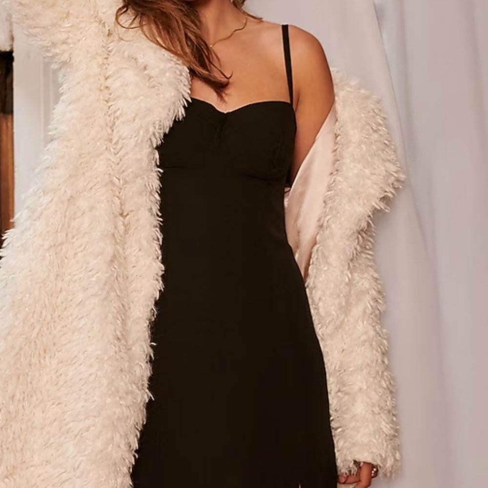 JCrew Fitted crepe bustier dress - Size 6